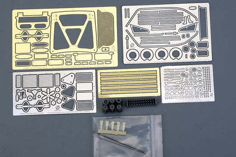 Hobby Design HD02-0474 1/24 Alfa Romeo Giulia Sprint GTA Detail-Up Set (for Tamiya 24188) (Photo-etched parts + Resin + Metal parts)