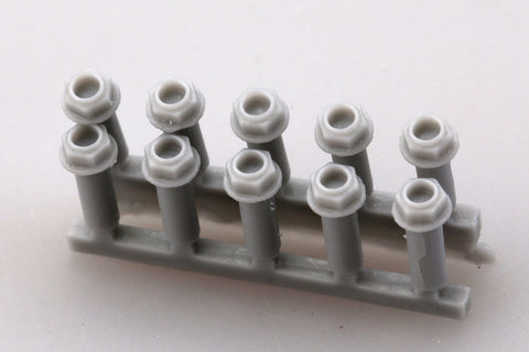 Hobby Design HD03-0260 1/24 Mazda 787B Wheel Hex Nut (for Tamiya)