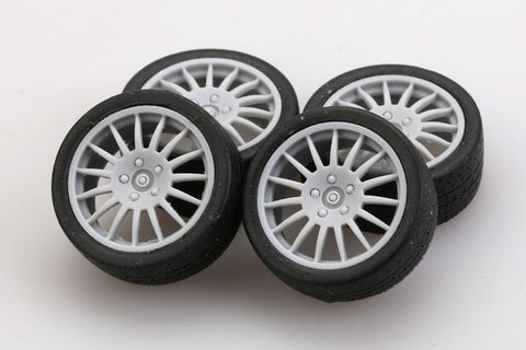 Hobby Design HD03-0271 1/24 OZ WRC Wheels and Tires