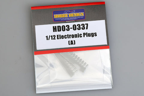 Hobby Design HD03-0337 1/12 Electric Plug Set (A)