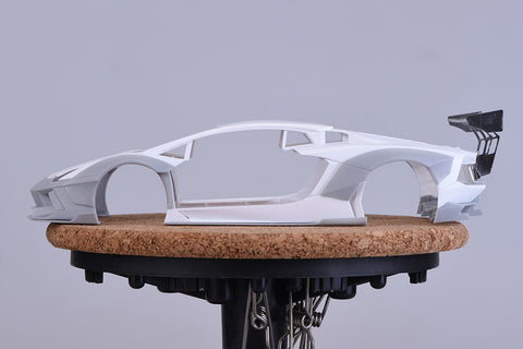 Hobby Design HD03-0360 1/24 Lamborghini Aventador LP700 Wide Body Detail-Up Set (for Aoshima) (Resin + Photo-etched parts + Metal parts + Decals)