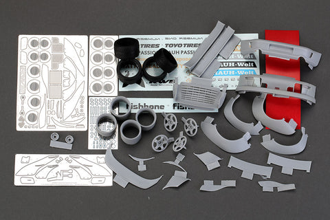 Hobby Design HD03-0373 1/24 RWB (Rauh-Welt Begriff) Porsche 993 Widebody Transkit (for Tamiya) (Resin + Photo-etched parts + Decals)