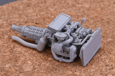 Hobby Design HD03-0381 1/24 Subaru Impreza EJ20 Engine Kit (Resin + Photo-etched Parts)
