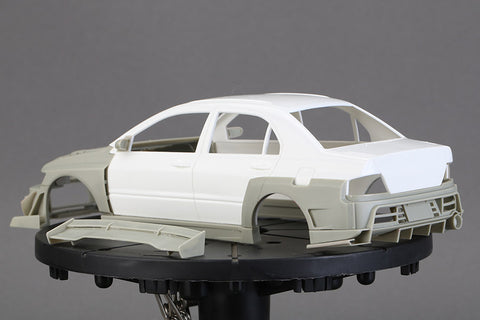 Hobby Design HD03-0383 1/24 Varis Mitsubishi EVO IX Wide Body Kit (Resin + Photo-etched parts + Decals + Metal parts)
