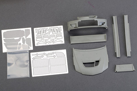 Hobby Design HD03-0386 1/24 CWEST Mitsubishi Evo IX Detail-Up Set (for Fujimi) (Resin + Photo-etched Parts + Metal Parts)