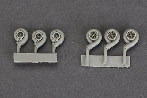 Hobby Design HD03-0393 1/24 Turbocharger Kit (Big Size)