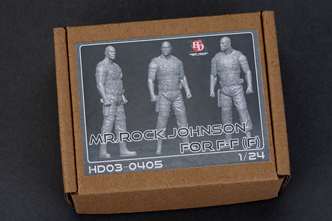 Hobby Design HD03-0405 1/24 Mr. Rock Johnson (Luke Hobbs) from *Furious 7*