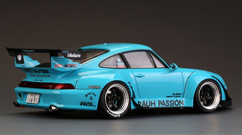 Hobby Design HD03-0457 1/24 RWB Porsche 993 Wide Body Kit - "Rauh Passion" Version (Resin + Photo-etched parts + Decals + Metal parts)