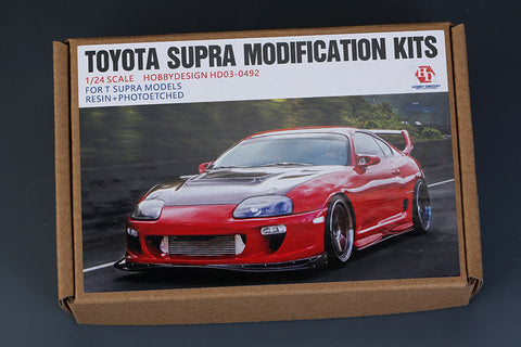Hobby Design HD03-0492 1/24 Toyota Supra Modified Transkit (Resin + Photo-etched Parts + Metal Parts)
