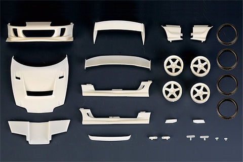 Hobby Design HD03-0492 1/24 Toyota Supra Modified Transkit (Resin + Photo-etched Parts + Metal Parts)