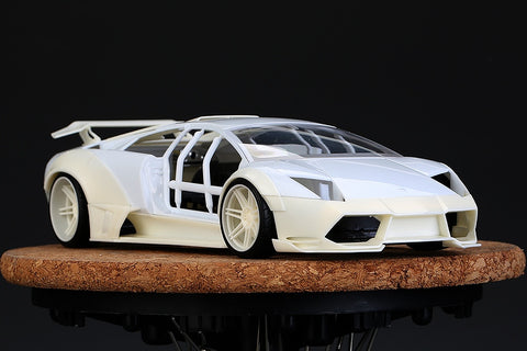 Hobby Design HD03-0500 1/24 LB-WORKS Lamborghini Murciélago LP670 Transkit (for Aoshima) (Resin + Photo-etched parts + Decals + Metal logo)