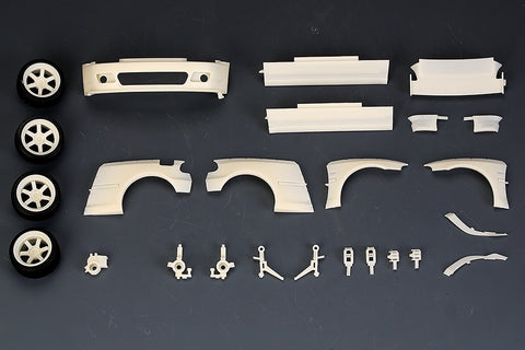 Hobby Design HD03-0506 1/24 RB Pandem Honda EG6 Wide Body Kit (for Hasegawa) Honda EG-6 Civic (Resin + Photo-etched parts + Decals)