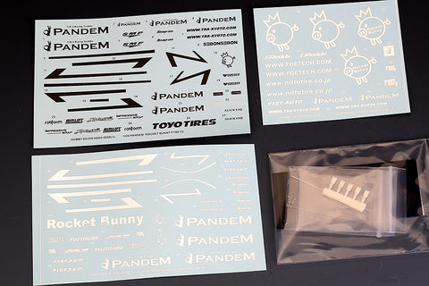 Hobby Design HD03-0508 1/24 Rocket Bunny FT86 V3 Wide Body Kit (for Tamiya) FT86 24323 & 24324 & 24336 (Resin + Photo-etched parts + Decals + Metal parts)