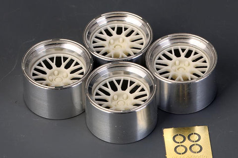 Hobby Design HD03-0511 1/24 18-inch RB Custom Wheels for JDM Series (Resin + Metal Wheels + Photo-etched Parts)