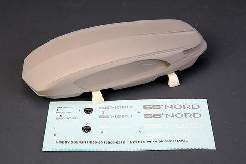 Hobby Design HD03-0513 1/24 Rooftop Cargo Box A (Resin + Decal)