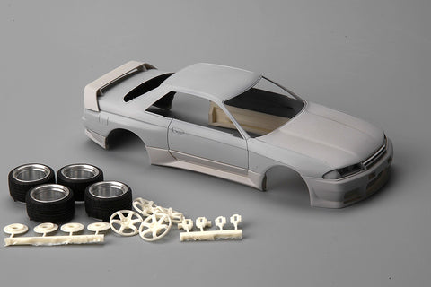 Hobby Design HD03-0520 1/24 Nissan R32 Trust GReddy & Gracer Aero Detail-Up Set (for Tamiya R32) (24090) (Resin + Photo-etched parts + Decals)