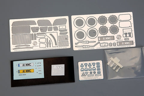 Hobby Design HD03-0524 1/24 Mitsubishi Lancer Evolution X FQ-400 (for Aoshima) (Resin + Photo-etched parts + Decals + Metal logo)