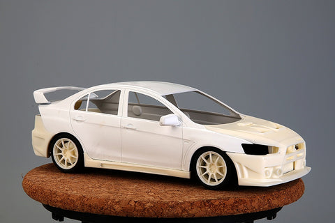 Hobby Design HD03-0524 1/24 Mitsubishi Lancer Evolution X FQ-400 (for Aoshima) (Resin + Photo-etched parts + Decals + Metal logo)