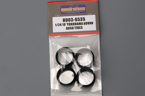 Hobby Design HD03-0535 1/24 19-inch Yokohama Advan A050 tires