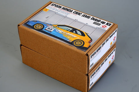 Hobby Design HD03-0538 1/24 Spoon Honda Civic (EK9) Detail-Up Set (for Fujimi) (Resin + Photo-etched parts + Decals + Metal parts)