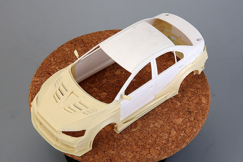 Hobby Design HD03-0539 1/24 Varis Mitsubishi Lancer Evolution X Wide Body Kit (for Aoshima) (Resin + Photo-etched parts + Decals + Metal parts)
