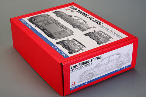 Hobby Design HD03-0540 1/24 Varis Subaru STI (VAB) Full Detail Kit (Resin + Photo-etched parts + Decals + Metal wheels + Metal parts)