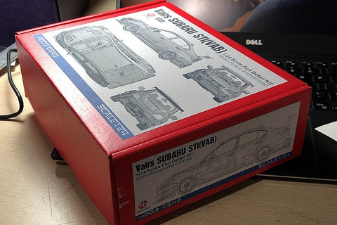 Hobby Design HD03-0540 1/24 Varis Subaru STI (VAB) Full Detail Kit (Resin + Photo-etched parts + Decals + Metal wheels + Metal parts)