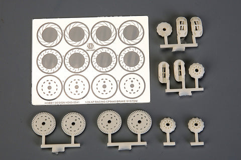 Hobby Design HD03-0541 1/24 AP Racing CP9440 Brake System (Resin + Photo-etched parts + Decals)