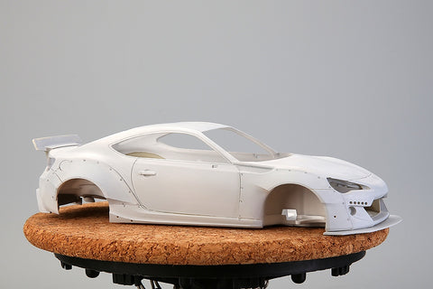 Hobby Design HD03-0545 1/24 RB Toyota FT86 V2.0 Wide Body Kit Detail-Up Set (for Tamiya) 24323 & 24336 (Resin + Photo-etched parts + Decals + Metal wheels + Metal parts)