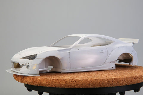 Hobby Design HD03-0545 1/24 RB Toyota FT86 V2.0 Wide Body Kit Detail-Up Set (for Tamiya) 24323 & 24336 (Resin + Photo-etched parts + Decals + Metal wheels + Metal parts)