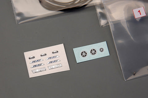 Hobby Design HD03-0546 1/12 Yamaha YZF-R1 M Detail-Up Set (for Tamiya) 14133 (Resin + Photo-etched parts + Decals + Metal logos + Metal parts)