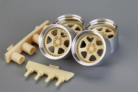 Hobby Design HD03-0549 1/24 18-inch Work Meister L1 Wheel Set (Resin & Metal)