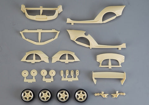 Hobby Design HD03-0564 1/24 Rocket Bunny Toyota Supra (A) (for Tamiya 24351) (Resin + Photo-etched parts + Decals + Metal parts + Metal wheels + Metal logo)