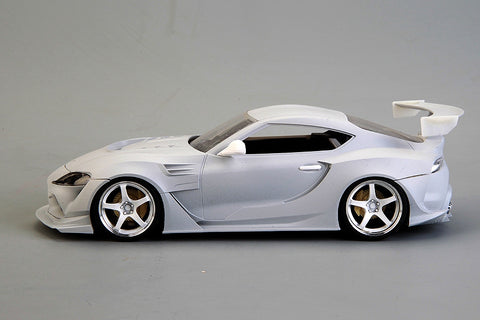 Hobby Design HD03-0591 1/24 Vairs Supreme GR Supra (A90) Transkit (Resin + Photo-etched parts + Decals + Metal parts + Metal wheels + Metal logo)