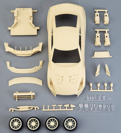 Hobby Design HD03-0602 1/24 Nissan GT-R R35 Top Secret Transkit (Resin + Photo-etched parts + Decals + Metal parts + Metal logo)