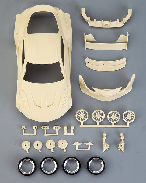 Hobby Design HD03-0605 1/24 LB-Works Supra (A90) (Ver. B) Transkit (Resin + Photo-etched parts + Decals + Metal parts + Metal logo)