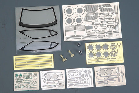 Hobby Design HD03-0609 1/24 LB-Works Supra (A90) (Ver.C) Transkit (Resin + Photo-etched parts + Decals + Metal parts + Metal logo)
