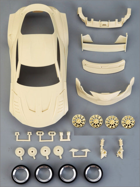 Hobby Design HD03-0610 1/24 LB-Works Supra (A90) (Ver.D) Transkit (Resin + Photo-etched parts + Decals + Metal parts + Metal logo)