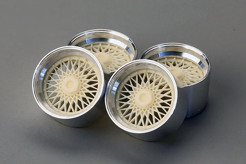 Hobby Design HD03-0615 1/24 16-inch HRE 501 Wheels (for Tamiya) 240Z (Resin + Metal Wheels)