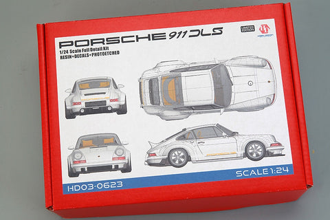 Hobby Design HD03-0623 1/24 Porsche 911 DLS Full Detail Kit (Resin + Photo-etched parts + Decals + Metal parts + Metal logo)