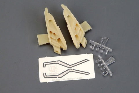 Hobby Design HD03-0629 1/24 Nissan GT-R R35 Headlamp (Facelift Model) Kit (for Tamiya) 24300 (Resin + Photo-etched Parts)