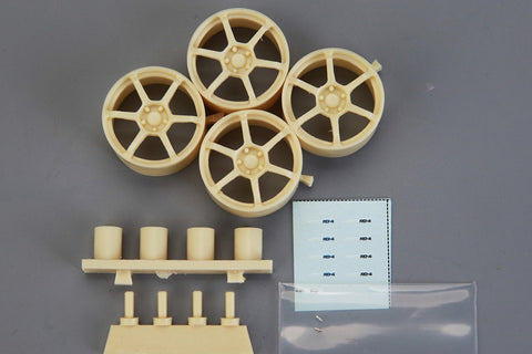 Hobby Design HD03-0635 1/24 18-inch Advan RG4 Wheels (Resin + Decals)