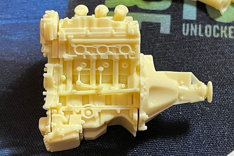 Hobby Design HD03-0638 1/24 Nissan R35 Engine (VR38DETT) Detail Set