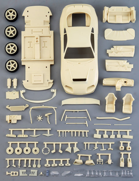 Hobby Design HD03-0644 1/24 Ridox Supra JZA80 Full Detail Kit (Resin + Photo-etched parts + Decals + Metal parts)