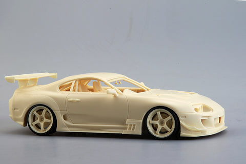 Hobby Design HD03-0644 1/24 Ridox Supra JZA80 Full Detail Kit (Resin + Photo-etched parts + Decals + Metal parts)