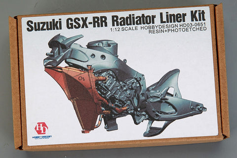 Hobby Design HD03-0651 1/12 Suzuki GSX-RR Radiator Liner Kit