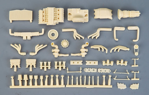 Hobby Design HD03-0656 1/24 Porsche 911 Engine Parts Detail Set