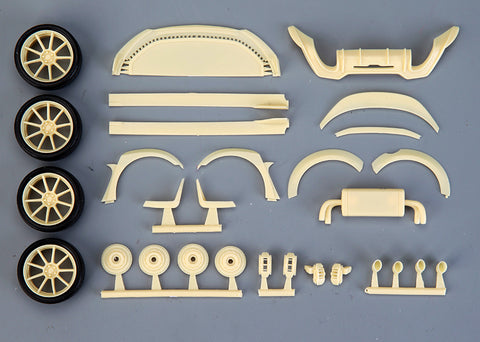 Hobby Design HD03-0668 1/24 TOM'S Toyota GR86 Detail-Up Parts (for Tamiya 24361) (Photo-etched + Resin)
