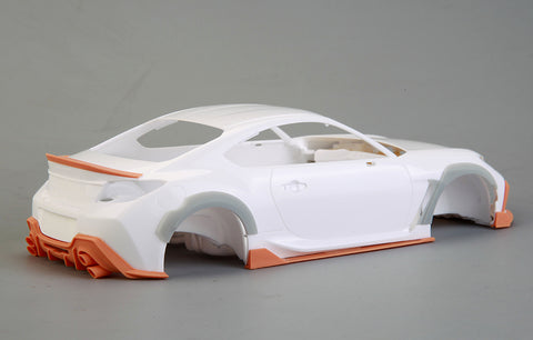 Hobby Design HD03-0668 1/24 TOM'S Toyota GR86 Detail-Up Parts (for Tamiya 24361) (Photo-etched + Resin)