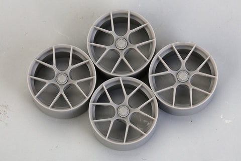 Hobby Design HD03-0674 1/24 18" BBS F1-R Center-Lock Wheels (3D Printed) (Resin + Decals)